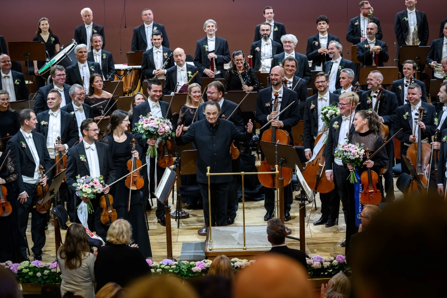 Zahajovací koncert České filharmonie: Charles Dutoit, 25. září 2024, Rudolfinum – Dvořákova síň, Praha (zdroj Česká filharmonie)