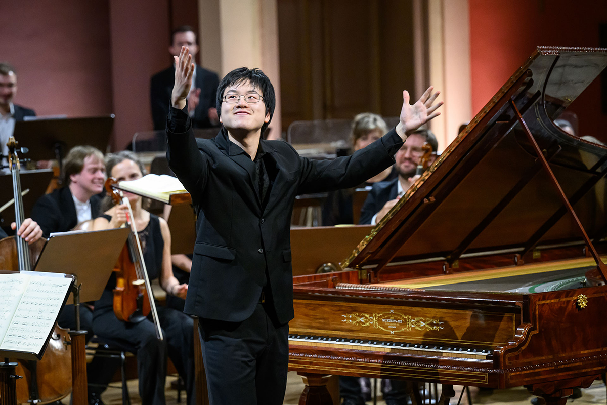 Dvořákova Praha, 15. září 2024, Rudolfinum, Dvořákova síň – Eric Guo a Collegium 1704 (foto Petra Hajská)