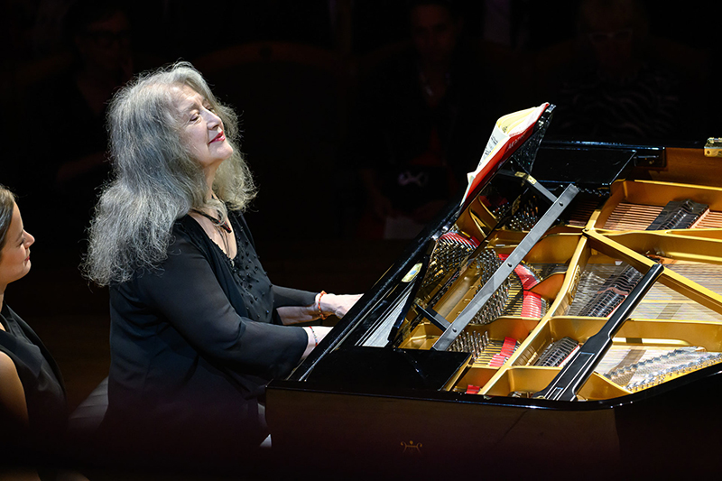 Dvořákova Praha, 17. září 2024, Rudolfinum, Dvořákova síň – Martha Argerich (foto Petra Hajská)