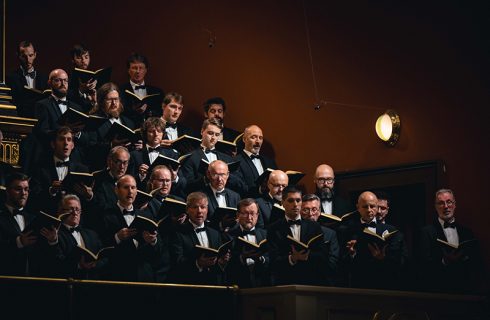 Pražský filharmonický sbor: Zahajovací koncert, 28. září 2024, Praha, Rudolfinum – Pražský filharmonický sbor (foto Petr Chodura)