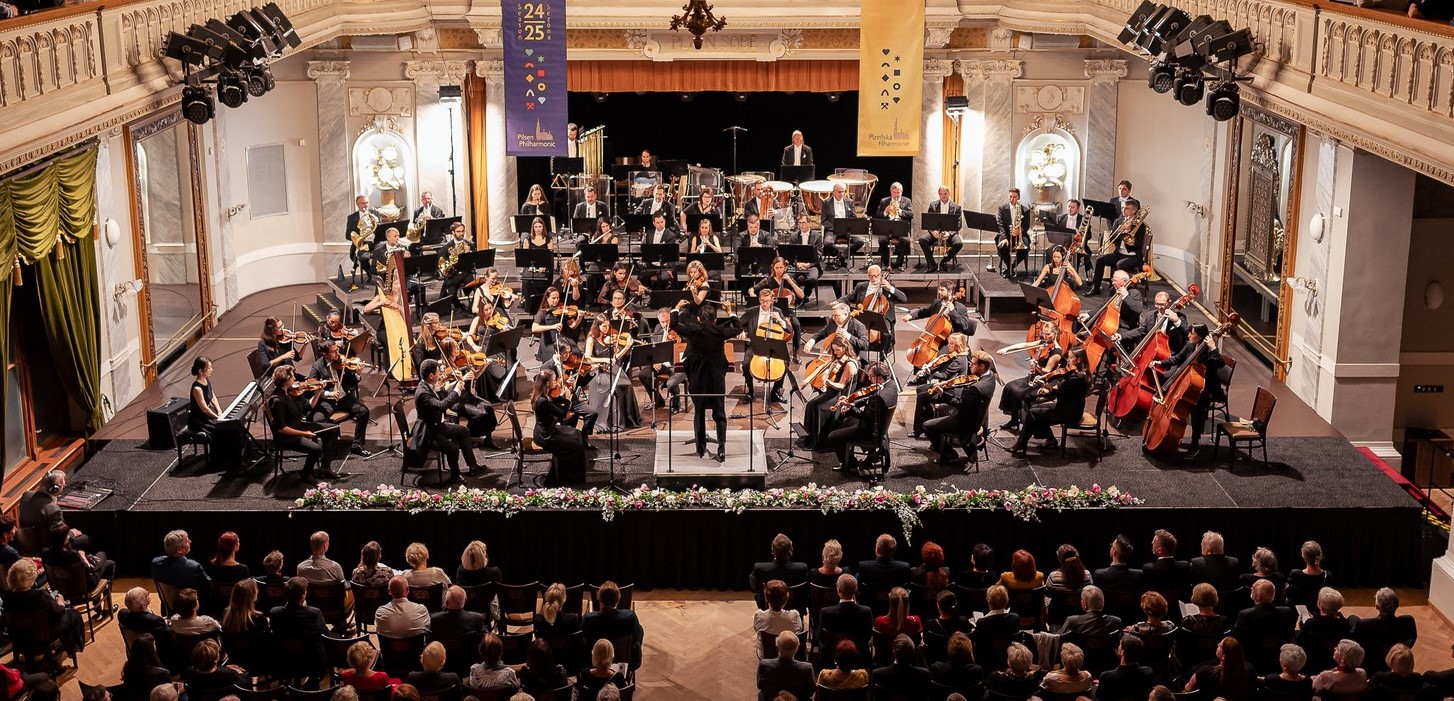 Zahajovací koncert Filharmonie Plzeň, 10. října 2024 (zdroj Filharmonie Plzeň, foto Jan Kantor)