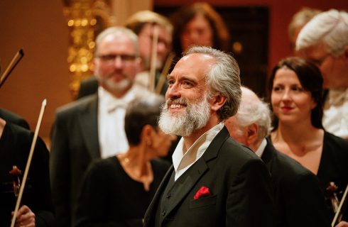 Česká filharmonie • Christian Immler, 2. října 2024, Dvořákova síň, Rudolfinum – Christian Immler a Česká filharmonie (foto Jan Hromádko)