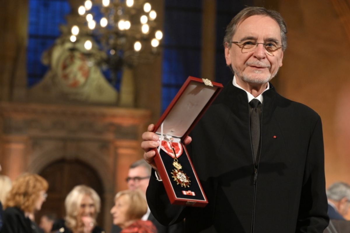 Jiří Kylián, Slavnostní předávání státního vyznamenání, 28. října 2024, Vladislavský sál, Pražský hrad, Praha (foto: Šulová Kateřina, zdroj: ČTK)