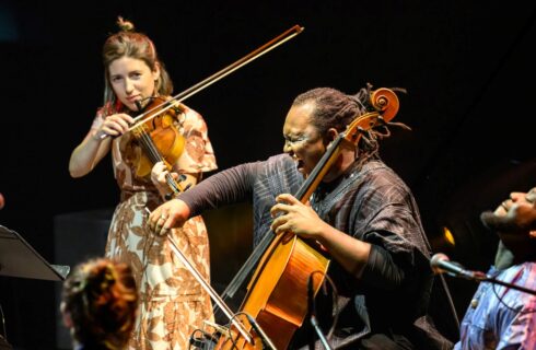 Prague Sounds 2024: Ruth Gibson, Abel Selaocoe, 5. listopadu 2024 (zdroj Prague Sounds, foto Petra Hajská)