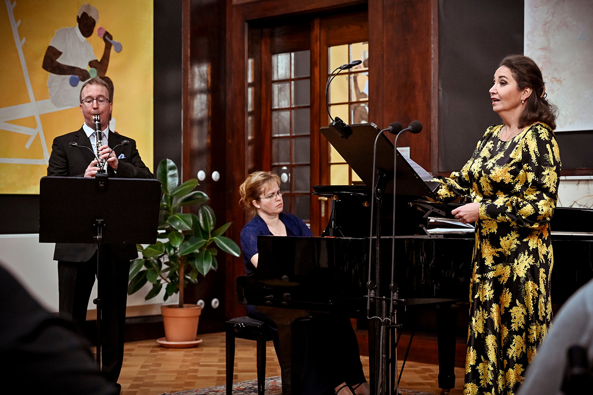 Festival Janáček Brno – Pavla Vykopalová, Karel Dohnal a Eliška Novotná: Láska a žal, 17. listopadu 2024, Vila Löw-Beer, Brno (foto Marek Olbrzymek)