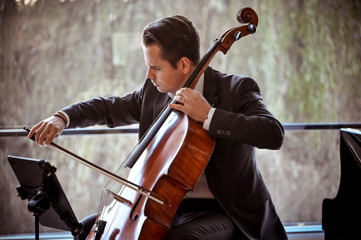 Václav Petr, 23. listopadu 2024, vila Tugendhat, Brno (zdroj Festival Janáček Brno, foto Marek Olbrzymek)