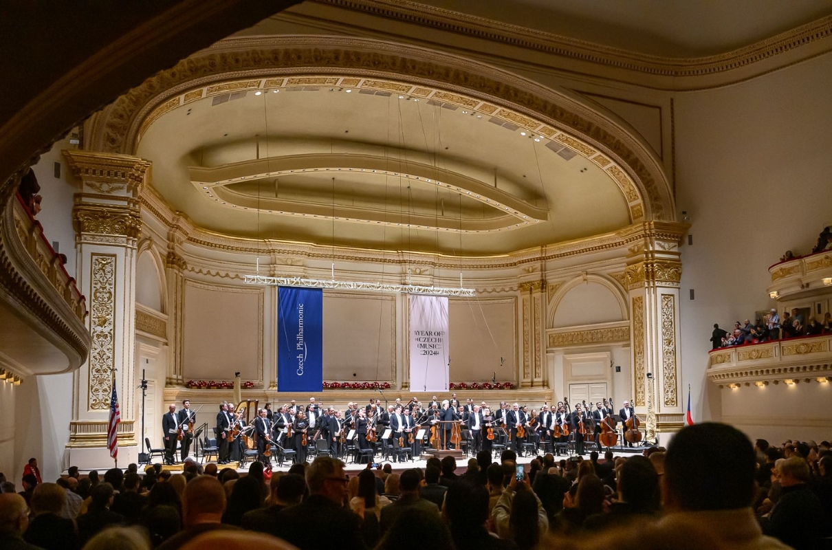 Česká filharmonie, Carnegie Hall, New York (zdroj Česká filharmonie)