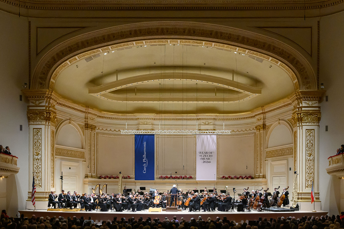 Česká filharmonie v Carnegie Hall (zdroj Česká filharmonie)