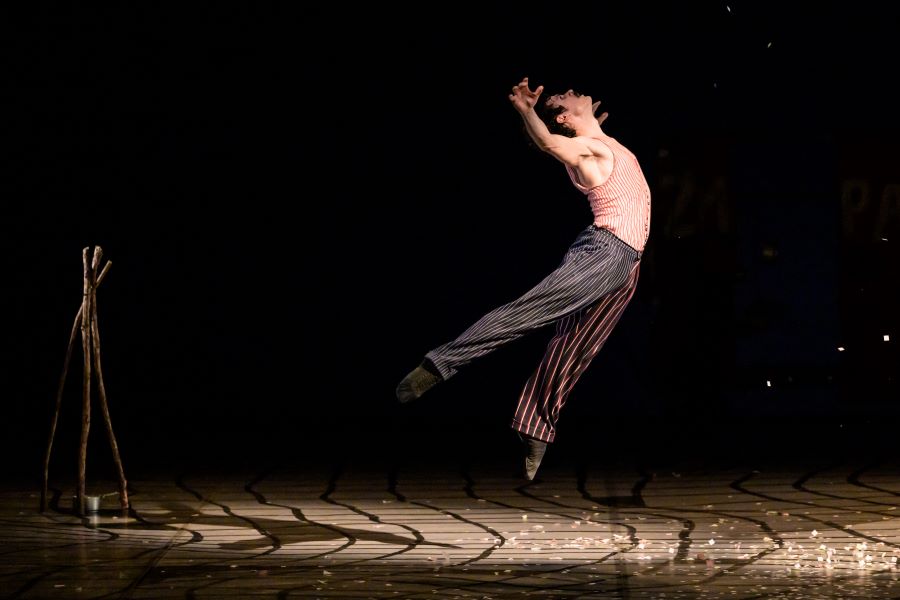 Ennio Zappalà v baletu La strada (foto Serghei Gherciu)