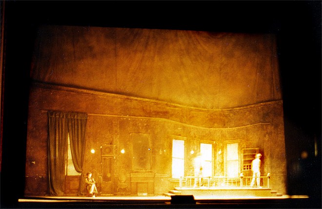 William Bolcom: McTeague (návrh scény Yuri Kuper) - Lyric Opera of Chicago 1992 (zdroj scenepainting.com)
