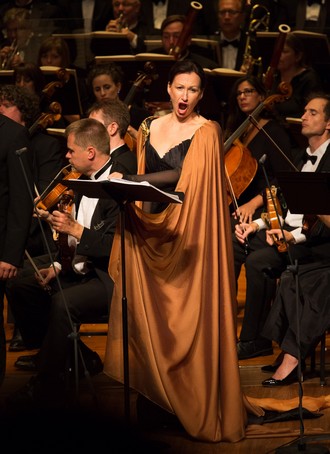 Dana Burešová jako Marina (foto Kathy Wittman/Odyssey Opera)