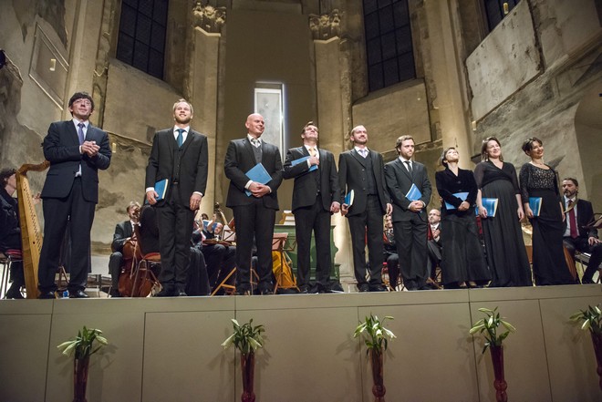 Mariánské nešpory - Collegium 1704, Collegium Vocale 1704, Václav Luks - kostel sv. Anny – Pražská křižovatka Praha 2015 (foto © Collegium 1704 / Petra Hajská)