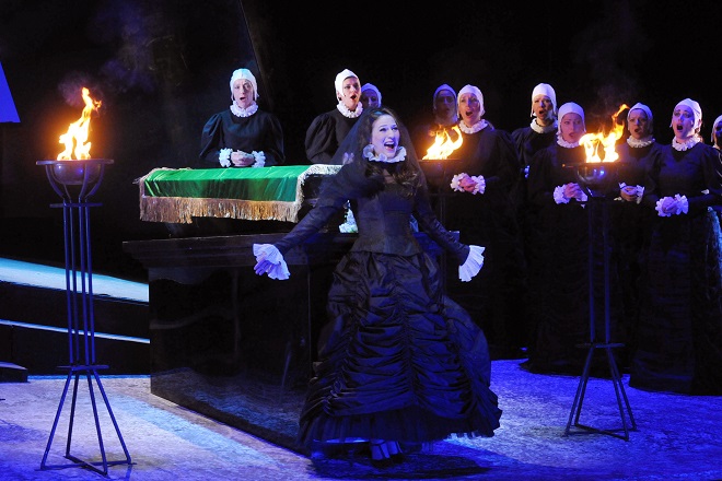 Puccini: Edgar - Lívia Obručník Vénosová (Fidelia) - DJKT Plzeň (foto Pavel Křivánek)