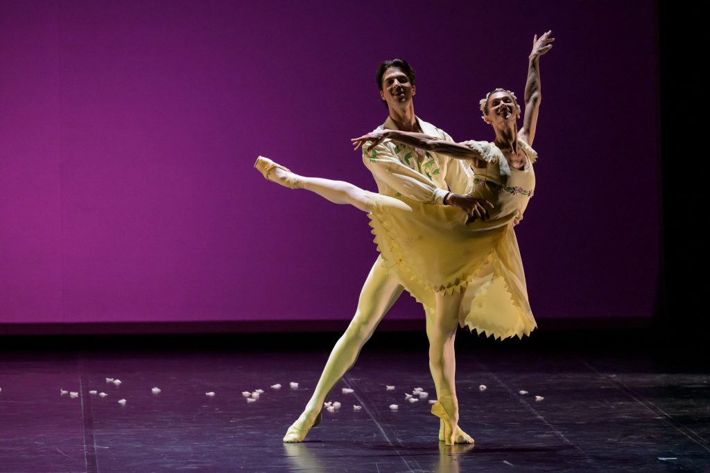 Bubeníček International Ballet Gala – Frederick Ashton: Voices of Spring, 17. června 2026, Hudební divadlo Karlín – Polina Semionova a Martin ten Kortenaar (foto Serghei Gherciu)
