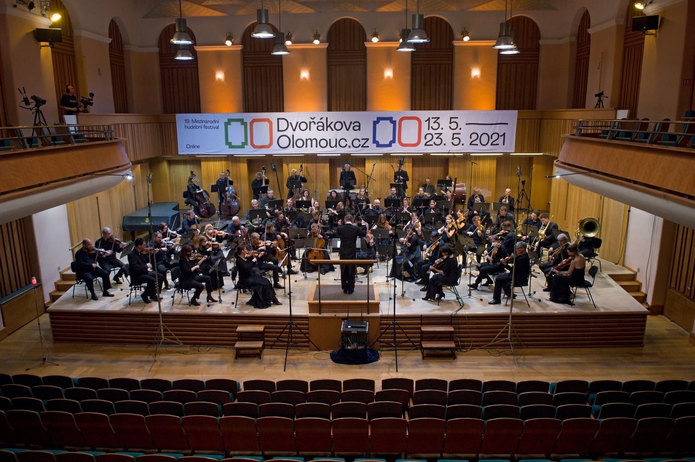 Marek Štryncl a Musica Florea - Dvořákova Olomouc 2021 (foto Moravská filharmonie Olomouc)