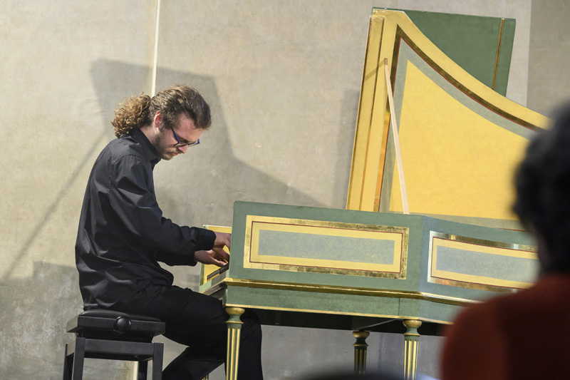Barokní podvečery, Daphnis et Chloé, 28. června 2021: Collegium Marianum, Filip Hrubý (foto Petra Hajská)