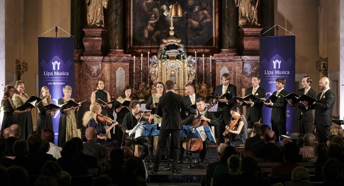 Festival Lípa Musica, – Lukáš Vasilek, Martinů Voices, Pavel Haas Quartet, 4. září 2021 (zdroj Lípa Musica)