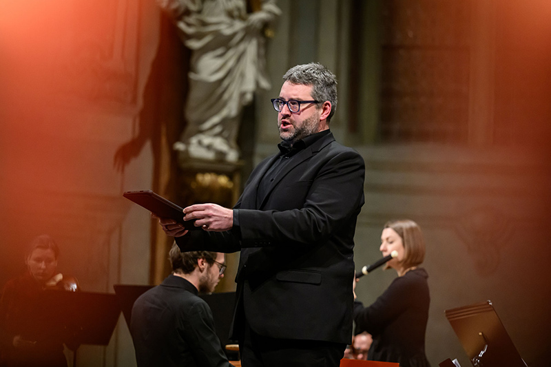 Collegium Marianum: Barokní podvečery, 30. prosince 2024, Kostel sv. Šimona a Judy, Praha – Tomáš Šelc (foto Petra Hajská)