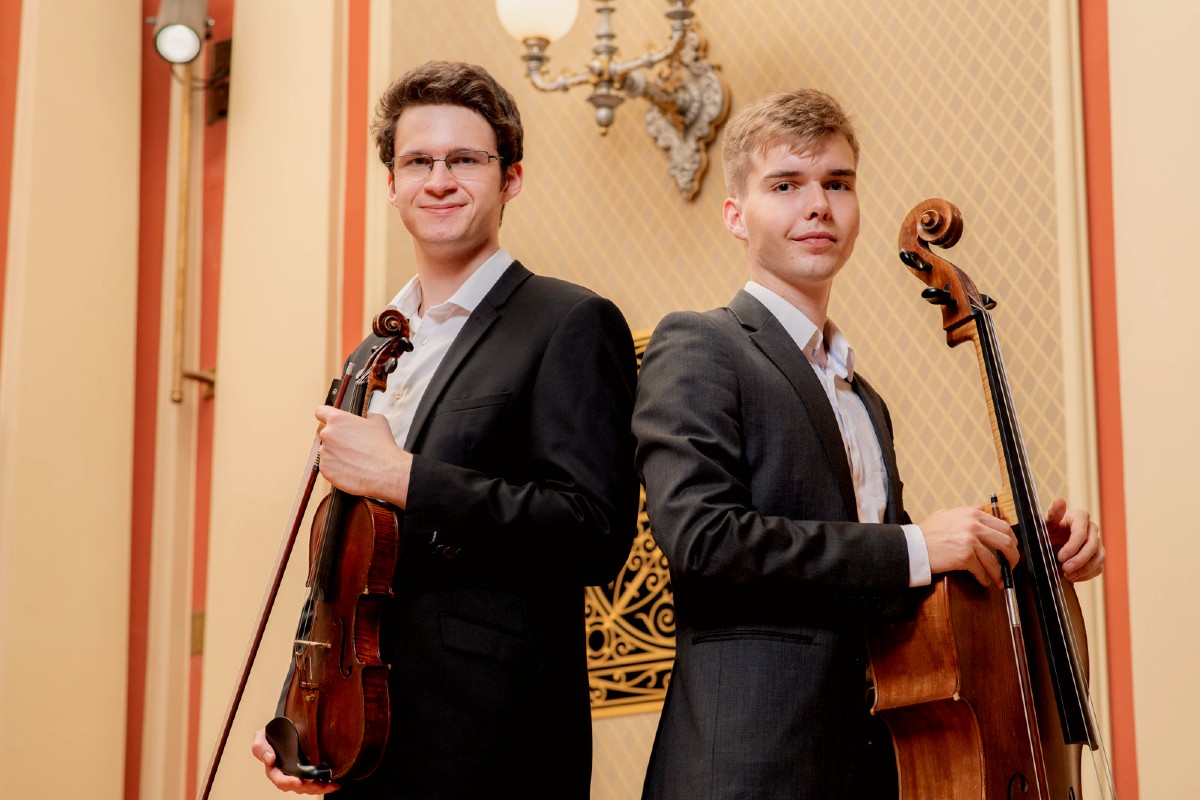 Duo Mráček-Pěruška v Sukově síni Rudolfina (zdroj Concertino Praga, foto Khalil Baalbaki)
