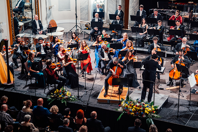 Silvestr & Plzeňská filharmonie, 31. prosince 2024, Měšťanská beseda, Plzeň – David Niederle (foto Jan Růžička)