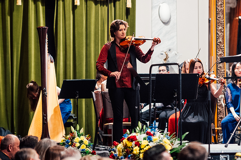 Silvestr & Plzeňská filharmonie, 31. prosince 2024, Měšťanská beseda, Plzeň – Olga Alicja Osmolińska (foto Jan Růžička)