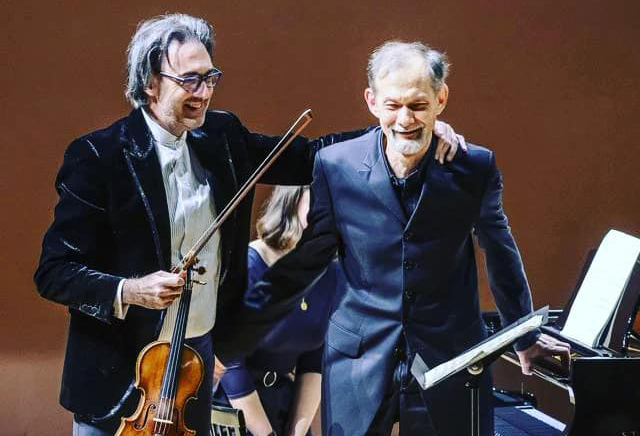 Český spolek pro komorní hudbu: Leonidas Kavakos, 11. prosince 2022 – Leonidas Kavakos a Enrico Pace (zdroj Leonidas Kavakos)