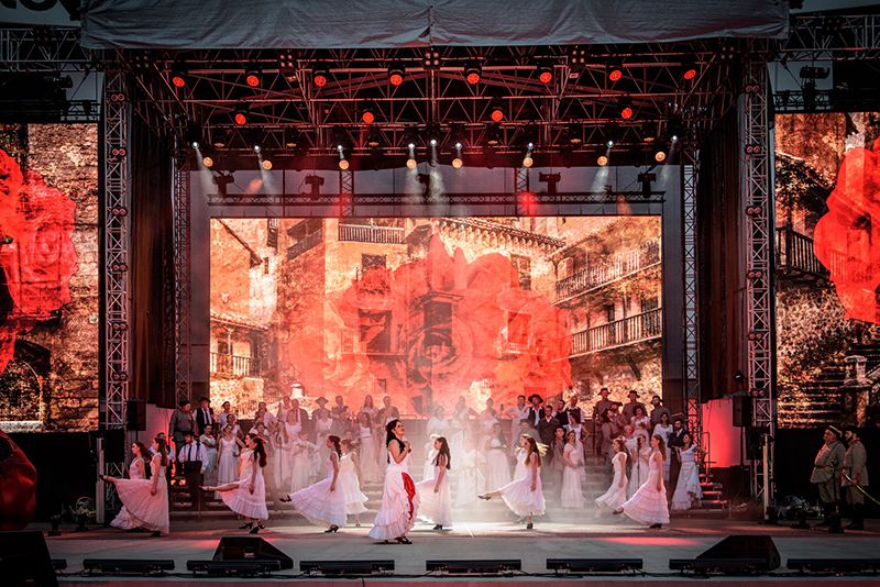 Georges Bizet: Carmen, Divadlo J. K. Tyla Plzeň, Noc s operou, 23. června 2023 (foto Martina Root)