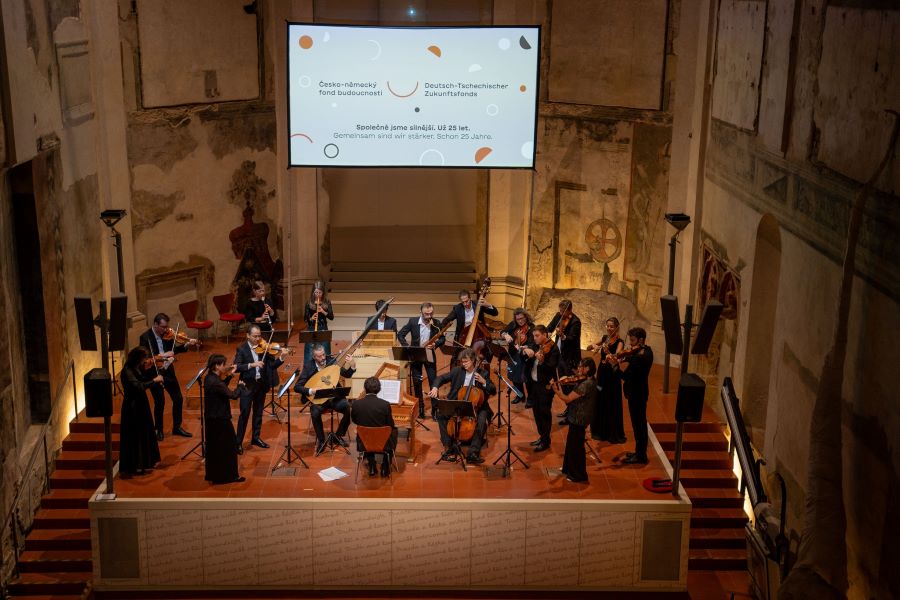 Koncert k 25. výročí Česko-německého fondu budoucnosti: Collegium 1704, 31. října 2023, Pražská křižovatka, Praha (zdroj Collegium 1704)