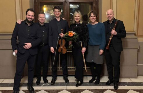 Petr Popelka, Ernst Simon Glaser, Magnus Boye Hansen, Cecilie Løken Hesselberg, Marianne Beate Kielland, Björn Nyman (zdroj Marianne Beate Kielland)