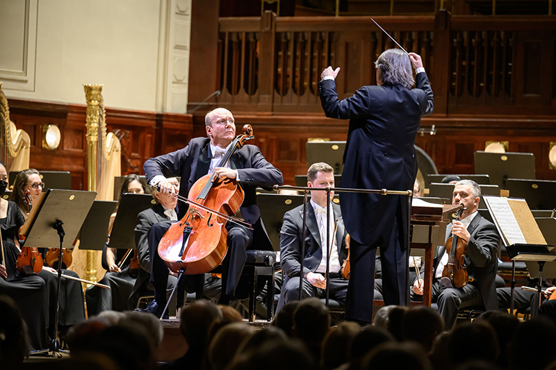 Symfonický orchestr hl. m. Prahy FOK: Truls Mørk & Dvořák, 8. ledna 2025, Obecní dům, Smetanova síň (foto Petra Hajská)