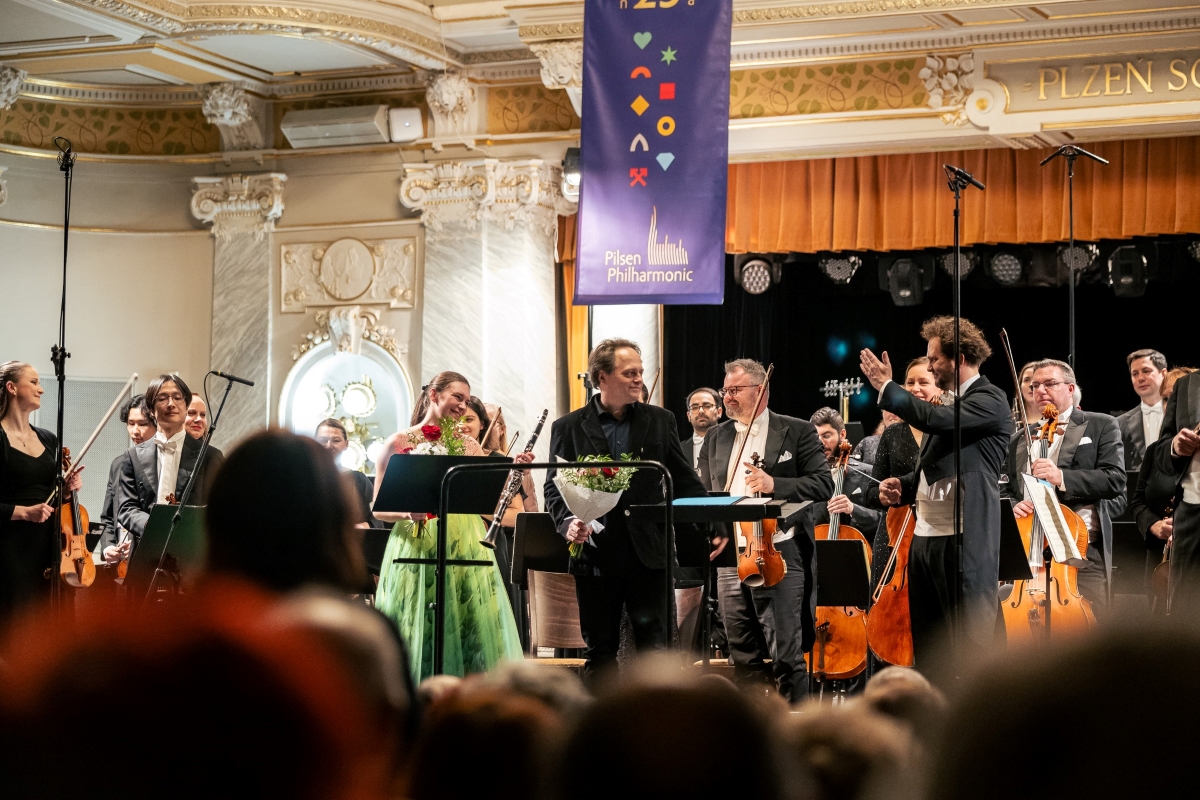 Anna Paulová, Kryštof Mařatka, Tomáš Brauner, Plzeňská filharmonie, 16. ledna 2025, Měšťanská beseda, Plzeň, (zdroj Plzeňská filharmonie)