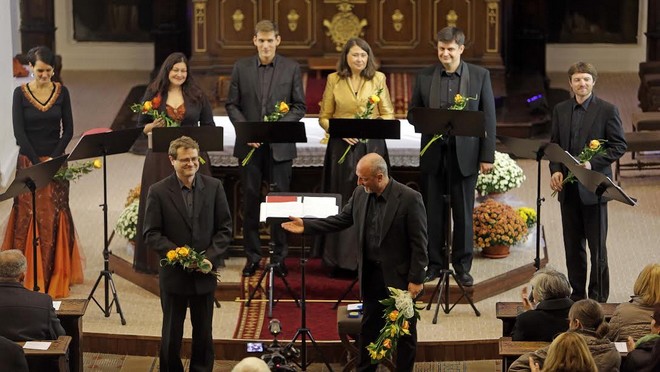 Octopus Pragensis, Pavel Černý, Petr Daněk - Podzimní festival duchovní hudby Olomouc 2016 (foto archiv Musica Viva)