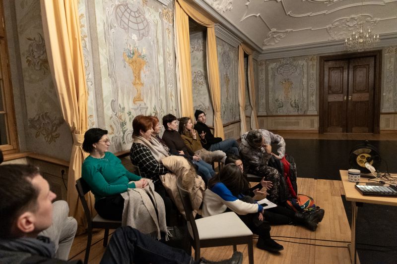 ART CLUSTER I 2024, závěrečná prezentace (foto Alena Češková)