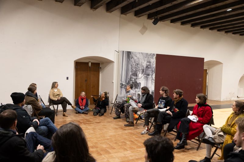 ART CLUSTER I 2024, závěrečná prezentace (foto Alena Češková)
