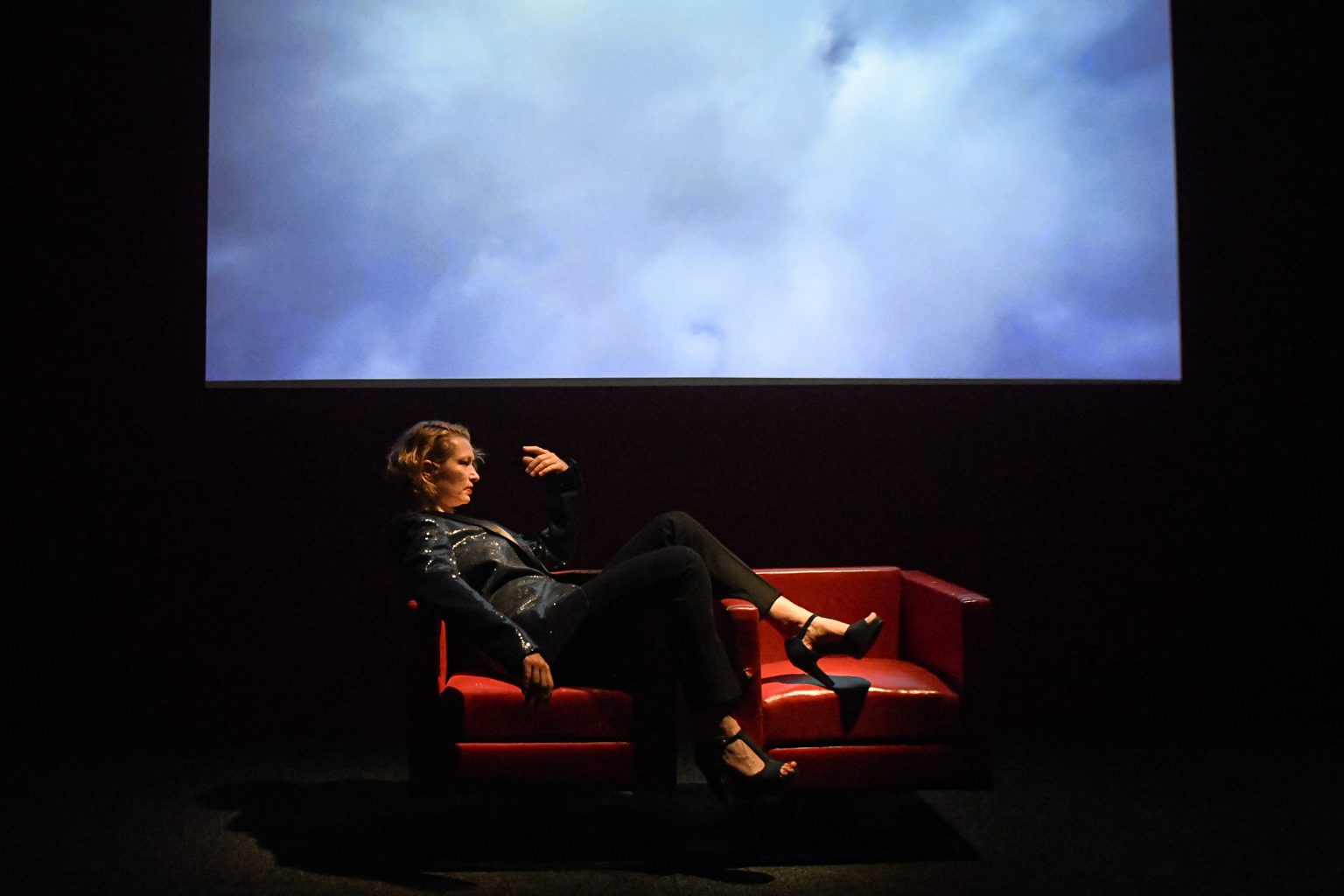 Viliam Dočolomanský: All Is Good in Heaven, Centrum současného umění DOX – Hana Varadzinová (foto Michal Hančovský)