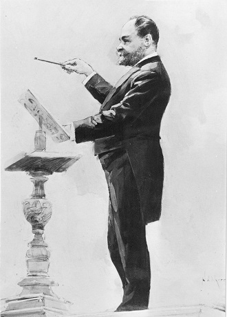 Antonín Dvořák dirigující (foto ČF)