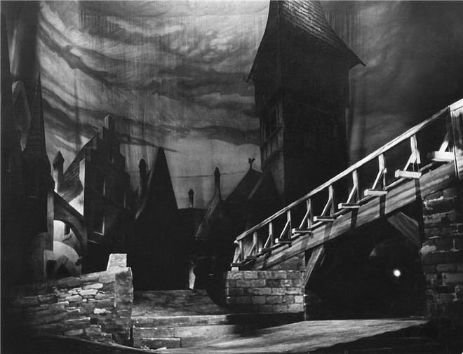 Bedřich Smetana: Braniboři v Čechách - návrh scény Josef Svoboda - ND Praha 8.5.1952 (foto Jaromír Svoboda)