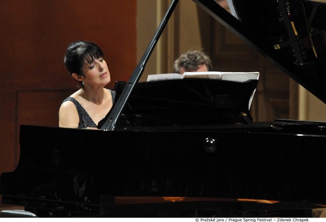 Pražské jaro 2016 - Sandra Shapiro (klavír) - Rudolfinum Dvořákova síň Praha 2016 (foto © Pražské jaro – Zdeněk Chrapek)