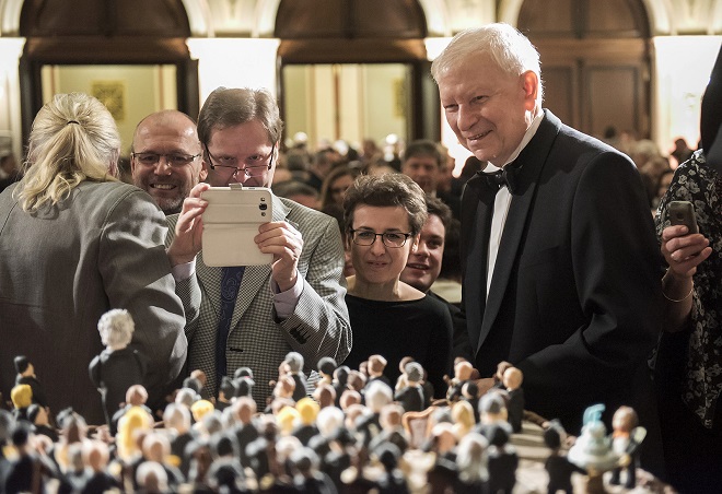 Mimořádný koncert České filharmonie k 70. narozeninám Jiřího Bělohlávka - 13.2.2016 Praha (foto Petra Hajská)