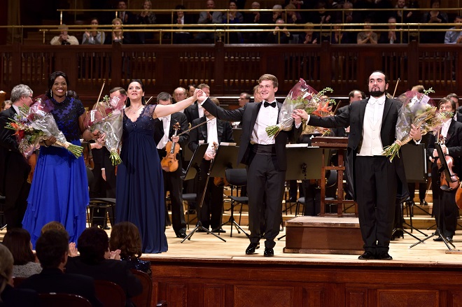 Questa o quella? - Angel Joy Blue, Maria Agresta, Petr Nekoranec, Francesco Ivan Ciampa (foto Petr Dyrc)