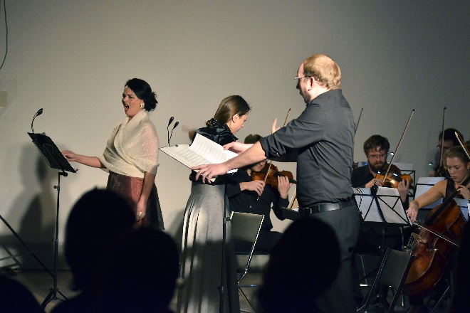 Ensemble Opera Diversa - Lucie Kašpárková, Jan Šťáva - Dům umění města Brna 2015 (foto Opera Diversa)