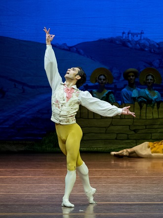 F.Ashton: La Fille mal Gardée - Mihail Sosnovschi (Colas) - Wiener Staatsoper 2015 (foto Wiener Staatsoper / Ashley Taylor)