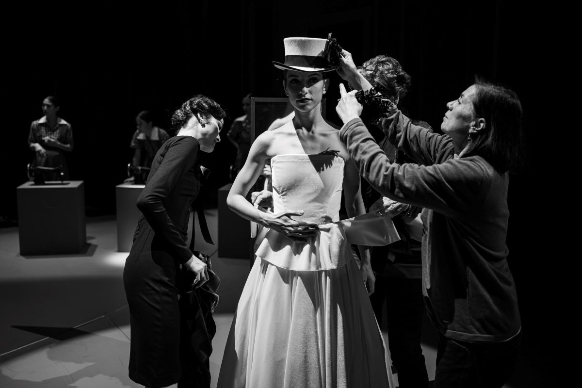 Foto ze zkoušky baletu Coco Chanel Pavel Hejný