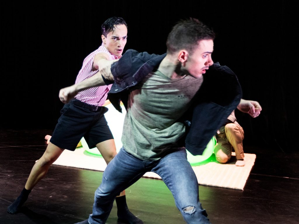 Zdeněk Mládek, Sophie Debou: My Place, Jihočeské divadlo, studiová scéna Na Půdě (foto Petr Zikmund)