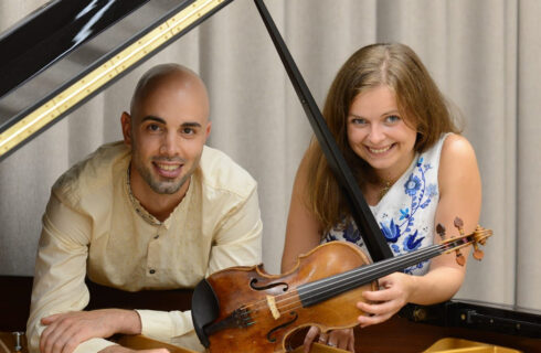 Tommaso Carlini a Marie Hasoňová (zdroj Svatováclavský hudební festival)