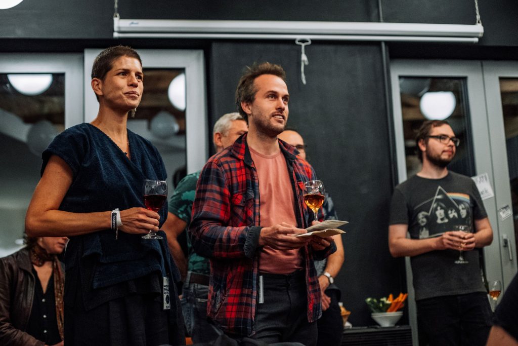 Immediatus Biennale 2024 – Roberta Legros a Tomáš Janypka (foto Marek Jančúch)