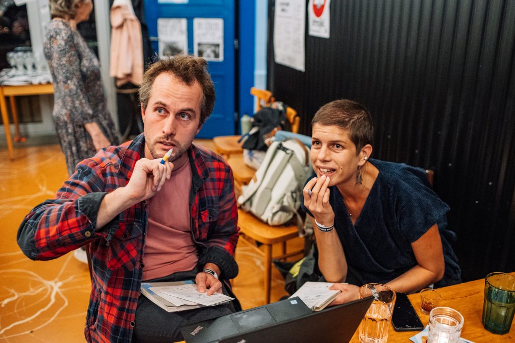 Immediatus Biennale 2024 – Tomáš Janypka a Roberta Legros (foto Marek Jančúch)