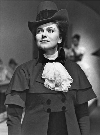A. Dvořák: Jakobín - Marcela Machotková (Julie) - ND Praha 1968 (foto Jaromír Svoboda)