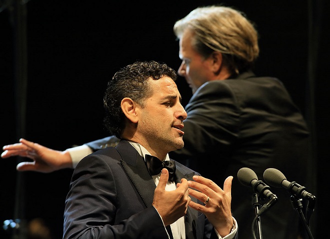 Juan Diego Flórez, dirigent Christopher Franklin - MHF Český Krumlov 2016 (foto Libor Sváček)