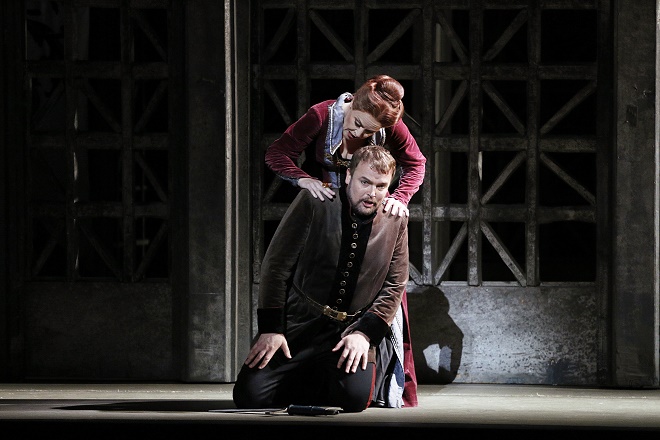 R. Wagner: Lohengrin - Tomasz Konieczny (Friedrich von Telramund), Evelyn Herlitzius (Ortrud) - Semperoper Dresden 2016 (foto © Daniel Koch)